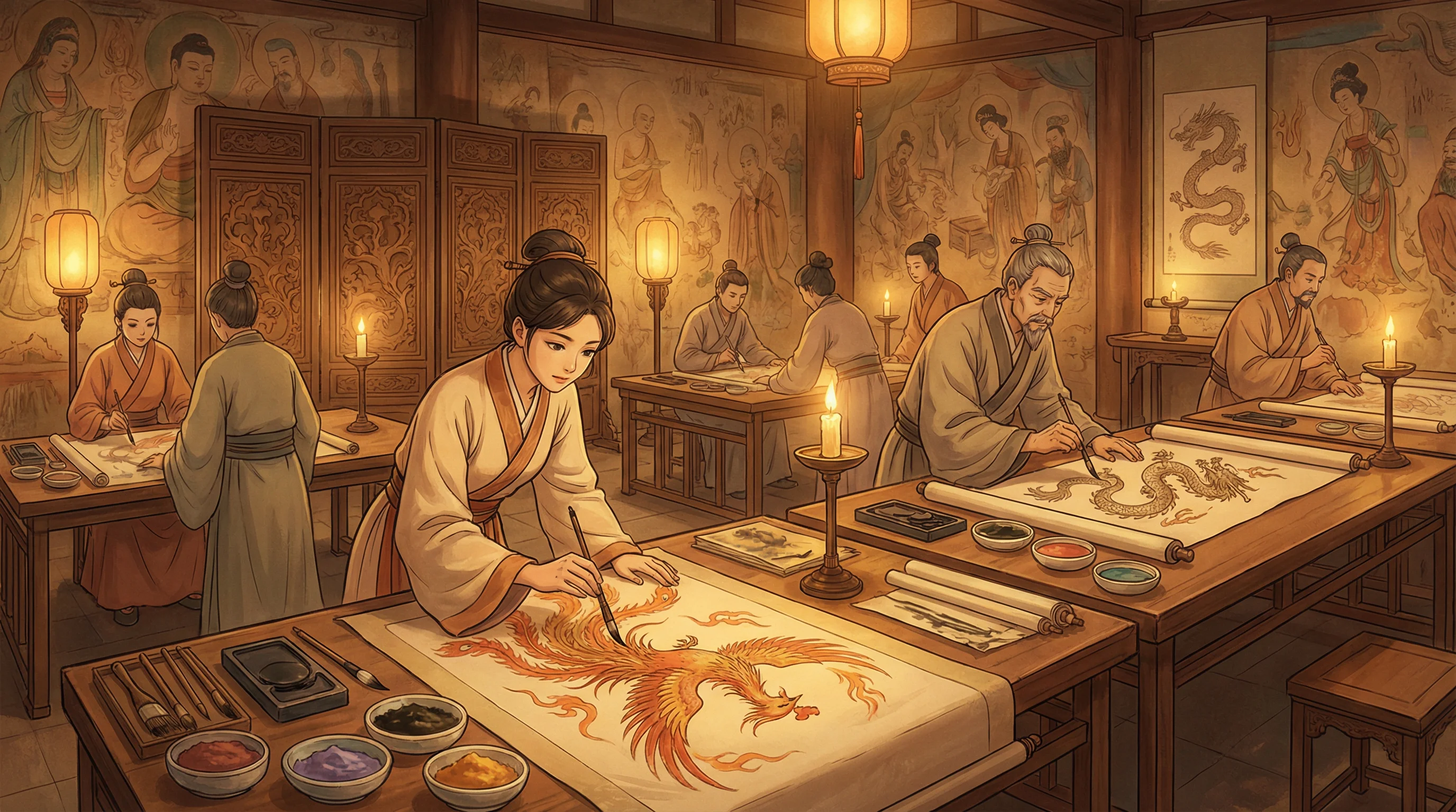 画师入驻 - 蓝色大门高清 国风动漫画师